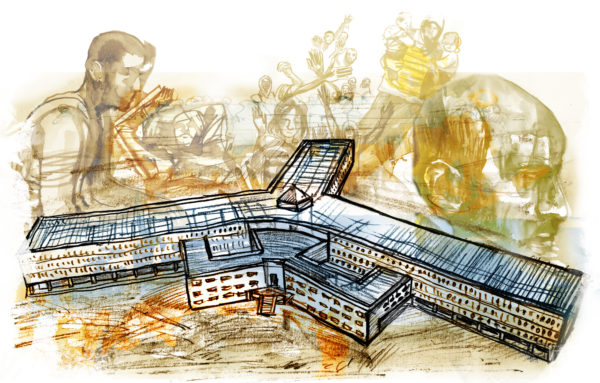 6-رسم-توضيحي-لسجن-صيدنايا-من-الخارج-600x383