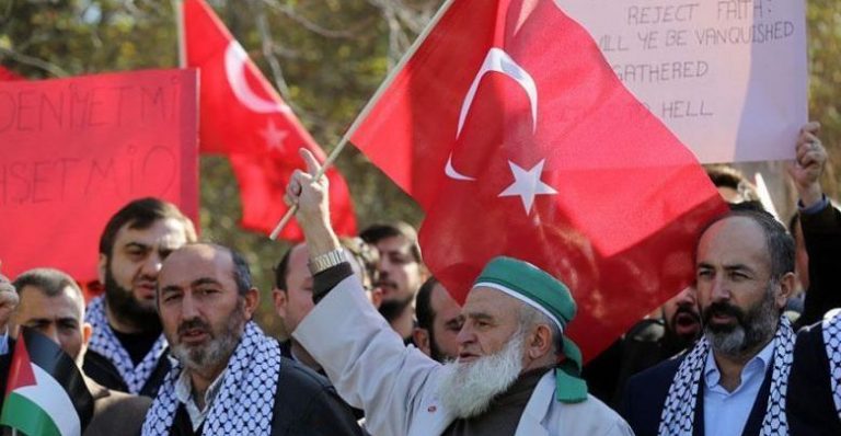 تركيا-تنتفض-ضد-“وعد-بلفور”..-واحتجاجات-بأنقرة
