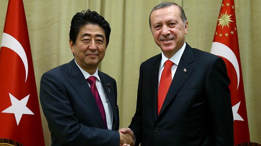 رئيس الوزراء الياباني يهنئ أردوغان