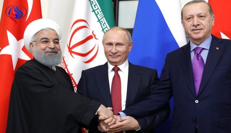 أردوغان بوتين روحاني