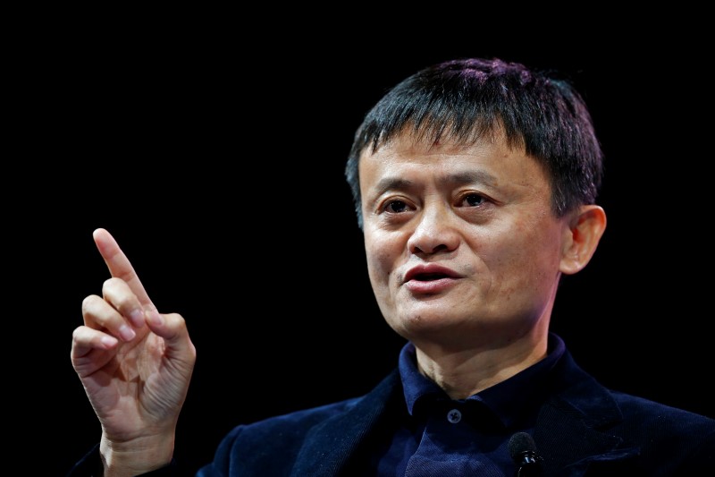 Jack Ma, Executive Chairman of Alibaba Group, speaks at the WSJD Live conference in Laguna Beach