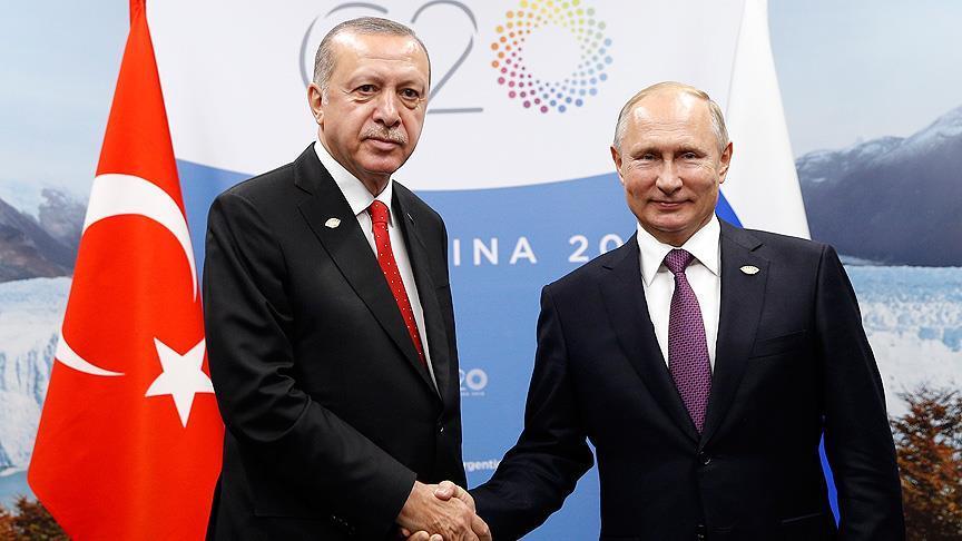 أردوغان يلتقي بوتين