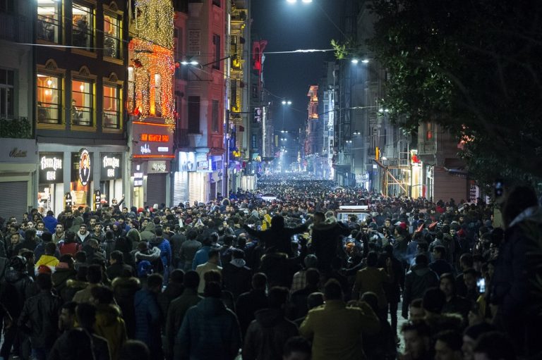 İstanbul'da yılbaşı kutlamaları