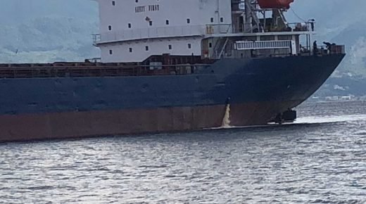 غرامة باهظة على سفينة تجارية راسية قبالة كوجالي