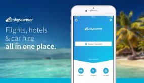 تطبيق سكاي سكانر Skyscanner لحجز تذاكر الطيران والفنادق واستئجار السيارات