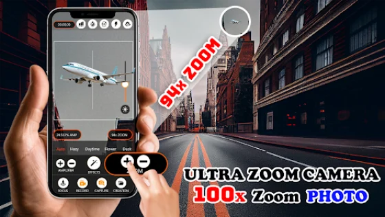 تطبيق Ultra Zoom Camera 100x: كاميرا احترافية بقدرات تقريب مذهلة لهاتفك الذكي