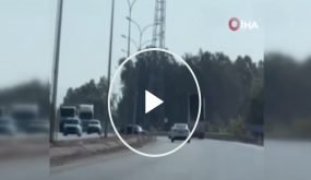 قيد التصوير والرعب حقيقي… شاحنة تنشر الذعر في طرقات هاتاي (فيديو)