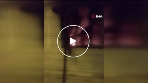 في أضنة… بيتٌ يحترق وأصابع تشير إلى تهديد بالملايين (فيديو صادم!)