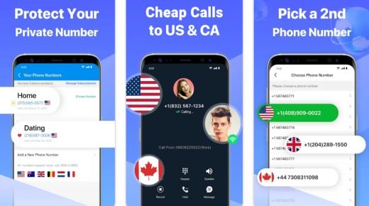 تطبيق Dingtone للحصول على رقم أمريكي أو كندي أو بريطاني