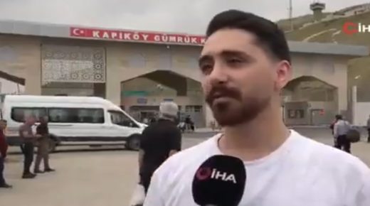 شاهد بالفيديو.. مواطنون إيرانيون يفرّون إلى تركيا هربًا من التصعيد