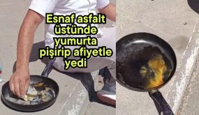 في بنديك.. البيض يُطهى على الأسفلت ودرجة الحرارة 40! (فيديو صادم!)