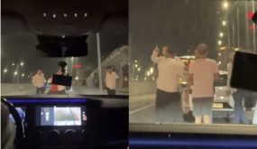 لحظات من الرعب وسط الشارع… بلطجية يغلقون الطريق شانلي أورفا (فيديو)