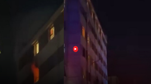 ذعر ليلي في بورصة… حريق مهجع طلاب واستنفار أمني واسع (فيديو)