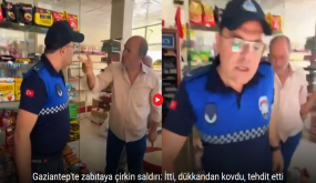 هجوم مسلح على شرطة البلدية داخل محل تجاري في تركيا (فيديو)