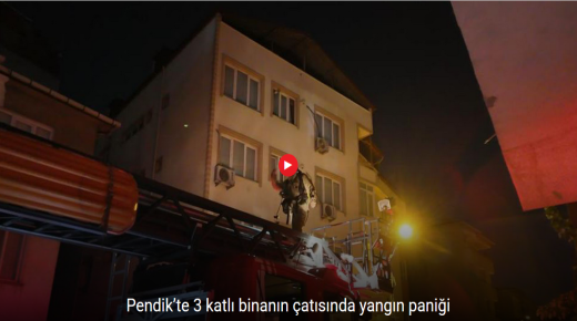 حريق مفاجئ يوقظ الرعب في مبنى من 3 طوابق بإسطنبول (فيديو)