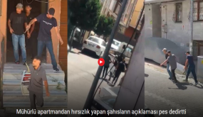كاميرا مواطن توثق جريمة سرقة من شقة مختومة للتجديد في إسطنبول! (فيديو)