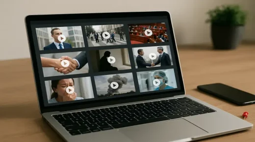 مكتبة الروابط والفيديوهات المتداولة