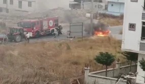 من الرماد إلى النجاة… حادث احتراق سيارة في تكيرداغ يهزّ السوشيال ميديا! (فيديو)