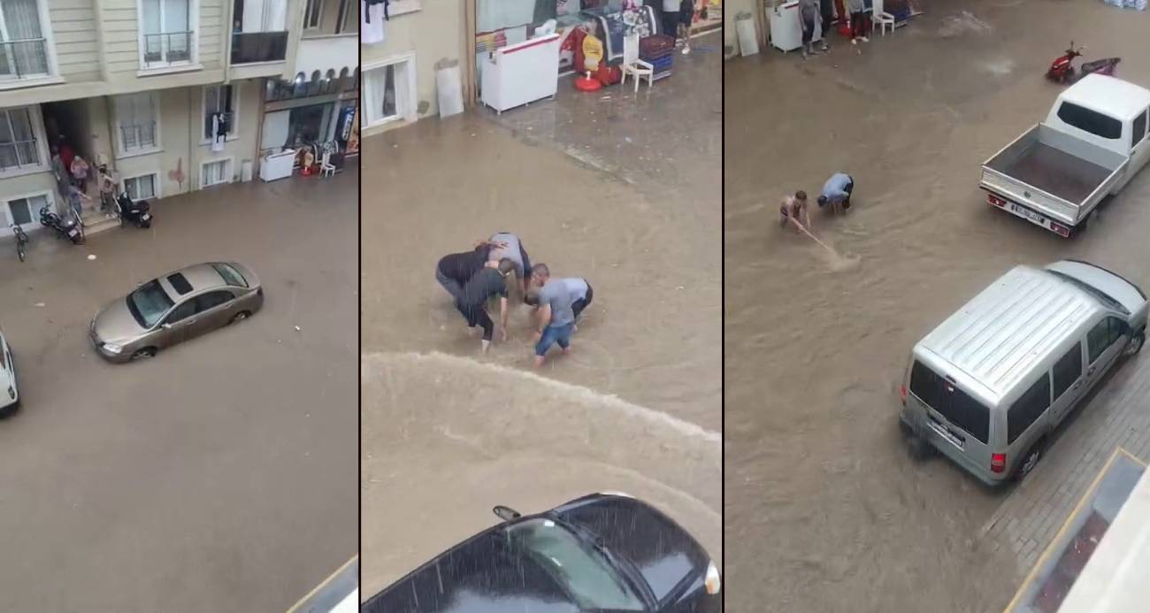 فيضانات مفاجئة في بورصة وشوارع تتحول إلى أنهار (فيديو)