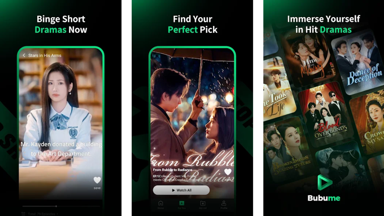 تطبيق Bubume: عالم الدراما القصيرة في هاتفك!