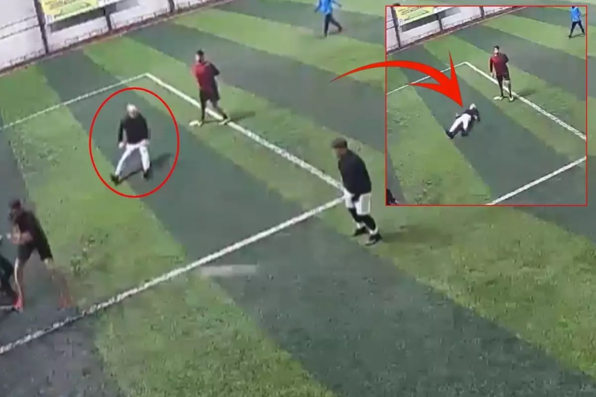 وفاة مواطن سوري إثر أزمة قلبية مفاجئة داخل ملعب في ولاية كهرمان مرعش (فيديو)