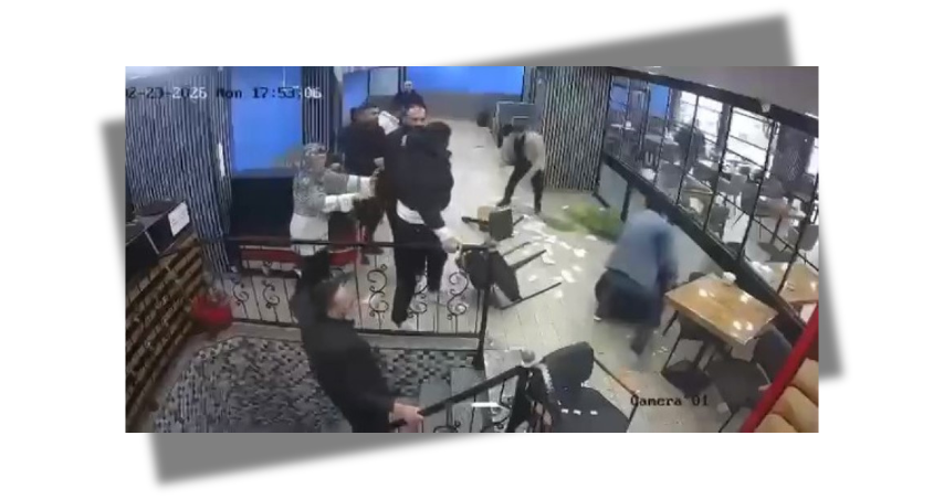 شجار داخل مقهى في بورصة يتحول إلى حرب.. أضرار تُقدّر بـ100 ألف ليرة (فيديو)