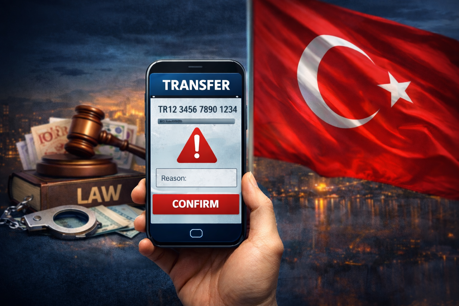 تحذير قانوني في تركيا بشأن التحويلات عبر IBAN: كتابة سبب التحويل تحميك من المساءلة