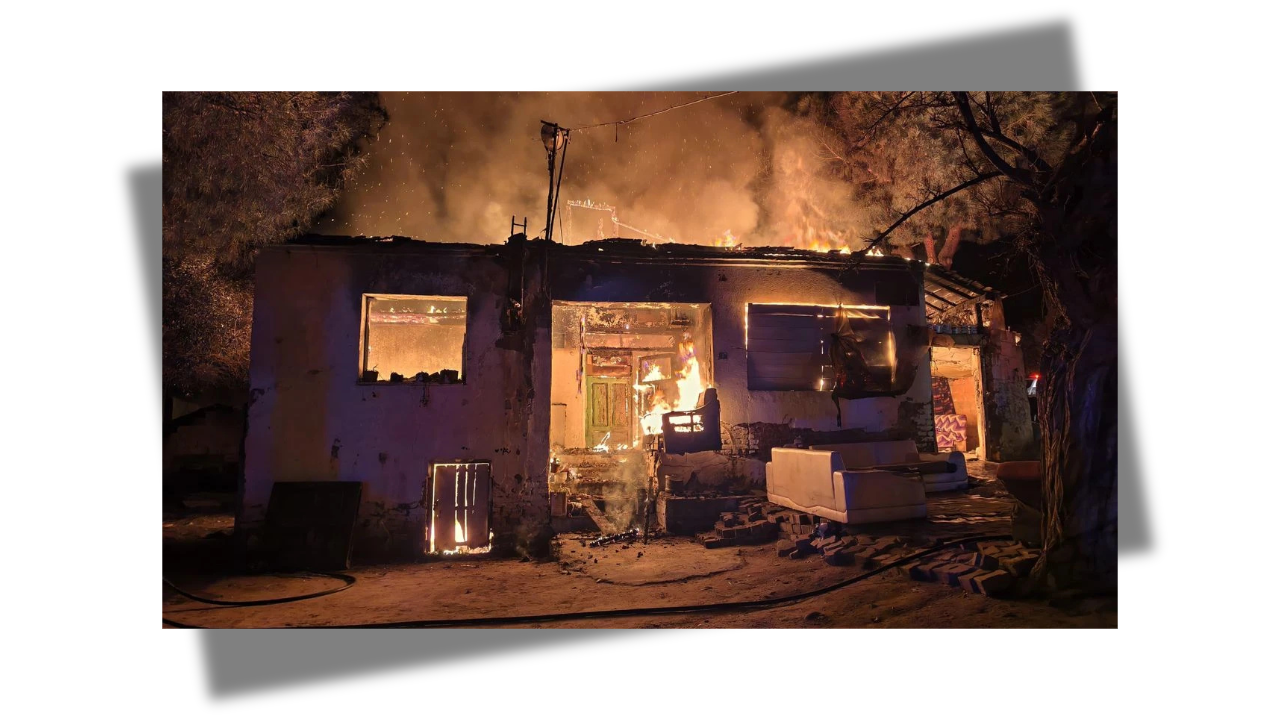 عائلة سورية تنجو بأعجوبة من حريق مروع دمر منزلها في ولاية أيدين التركية (فيديو)