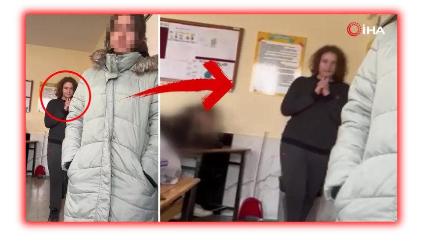 أول فيدو يظهر فيه منفذ هجوم مدرسة كهرمان مرعش داخل الصف قبل الجر.يمة (شاهد)