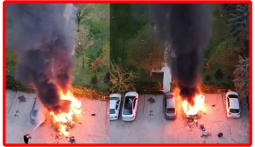 حريق مخيف داخل مجمّع سكني في ديار بكر.. ألسنة اللهب ترتفع أمتاراً وإخلاء السكان (فيديو)