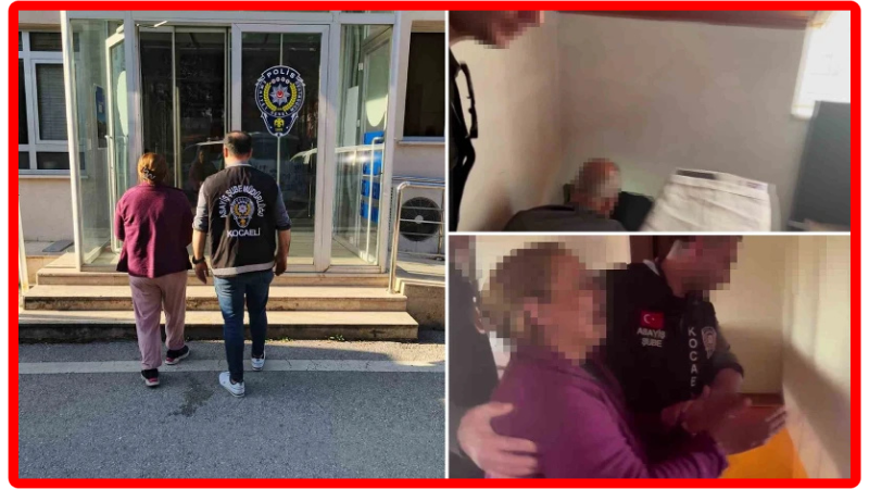 الشرطة التركية تضبط امرأة داخل حجرة سرية محكوم عليها بالسجن 26 عامًا (فيديو)