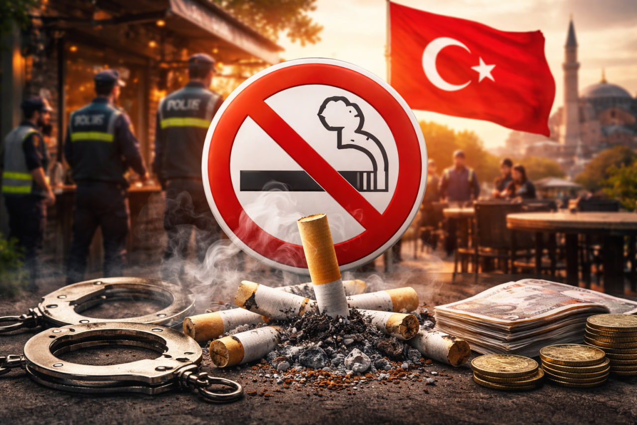 بداية نهاية التدخين في تركيا.. قانون جديد يهز المدخنين في تركيا وغرامات قد تتجاوز 30 مليون ليرة تركي