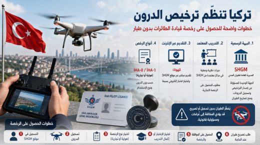 هل تنوي شراء درون في تركيا؟ إليكم طريقة استخراج رخصة وتصريح الدرون