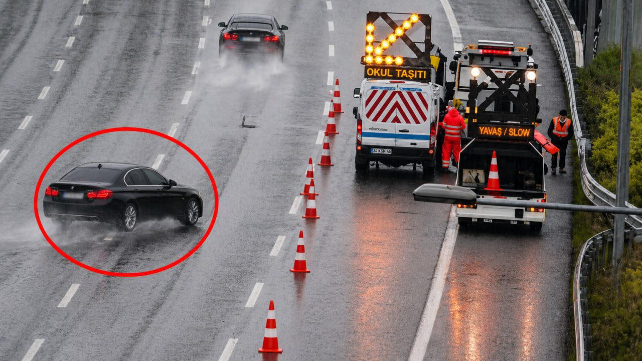 سيارة تصطدم بعمال طريق في شمال مرمرة.. و3 إصابات إحداها خطيرة (فيديو)