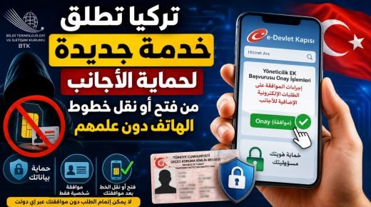 تركيا تطلق خدمة جديدة لحماية الأجانب من فتح أو نقل خطوط الهاتف دون علمهم