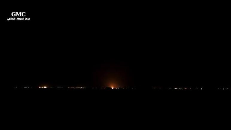 غارات إسرائيلية أصابت مستودع ذخيرة وقاعدة جوية قرب مطار دمشق