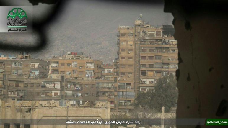 عاجل: المعارضة السورية المسلحة تسيطر بالكامل على كراجات العباسيين في دمشق
