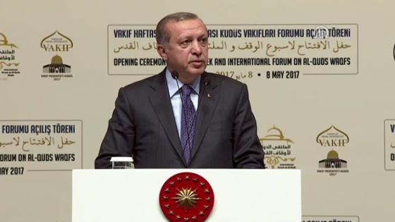 أردوغان: لن نسمح لإسرائيل إطلاقا بمنع رفع الأذان في القدس
