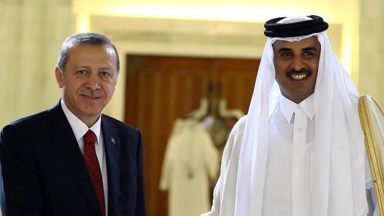 أردوغان يلتقي أمير قطر في الدوحة