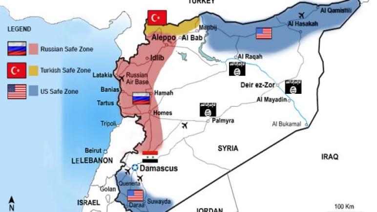 روسيا تقترح 4 مناطق آمنة في سوريا .. و تركيا تريد إضافة منطقة خامسة .. تعرّف على هذه المناطق!!
