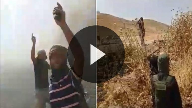 سوريا: فرحين مُكبرين.. مقاتلوا الفصائل السورية يتحدّون الطائرات (فيديو)