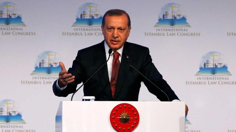 الرئيس التركي يتعهد بإخراج وحدات حماية الشعب الكردية السورية من مدينة منبج