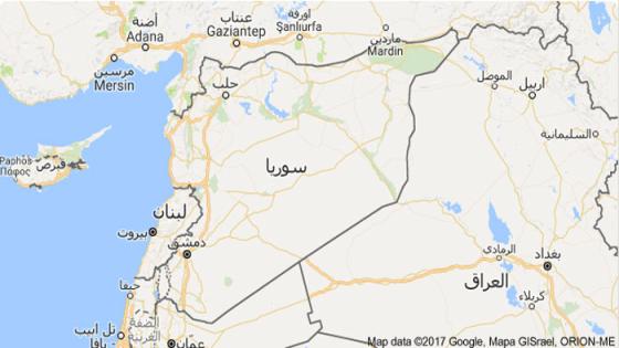 شاهد خريطة وضع الحرب والمساحات الجغرافية للقوى المتنازعة في سوريا