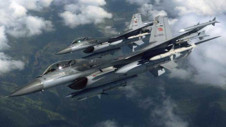 مقاتلات F16 تركية تدمّر مواقع وأهداف لـ “بي كا كا” في “هكاري”