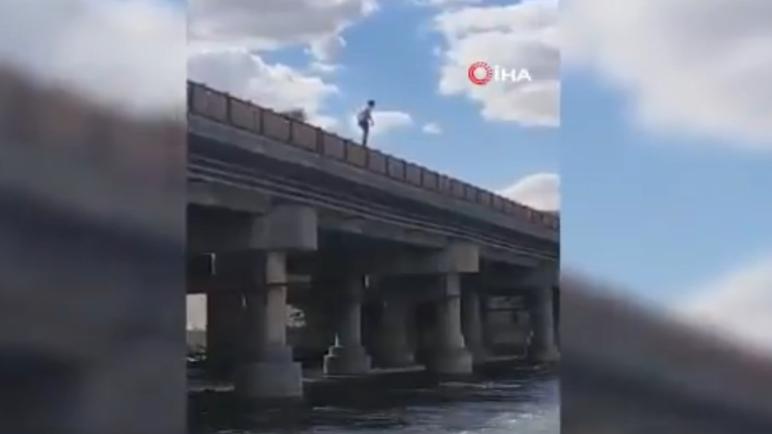 فيديو يوثّق اللحظات الأخيرة لشاب سوري قفز من جسر إلى نهر في تركيا
