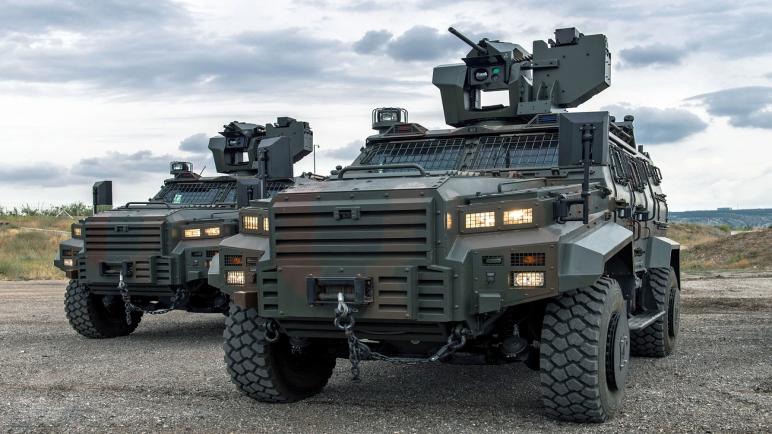 تركيا تصنع عربة أجدر يالتشين” العسكرية بنظام متطور لمقاومة القذائف والألغام