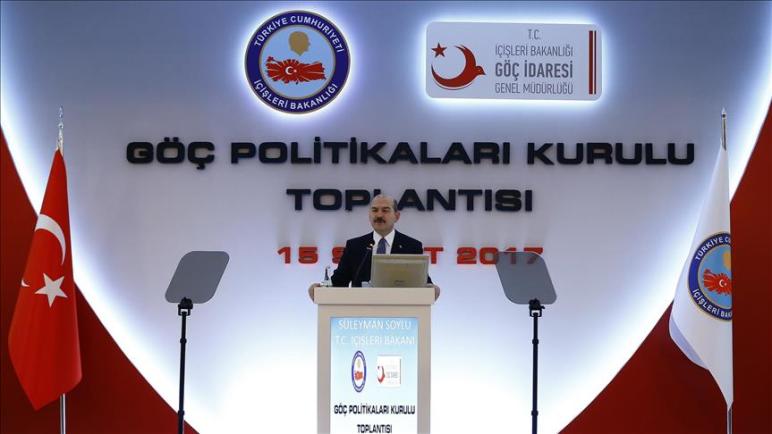 وزير الداخلية التركي: نستضيف 3.5 ملايين لاجئ وقد أوفينا بكل إلتزاماتنا