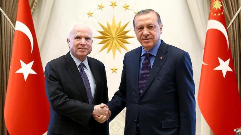 #أردوغان يستقبل السيناتور الأمريكي ماكين في #أنقرة