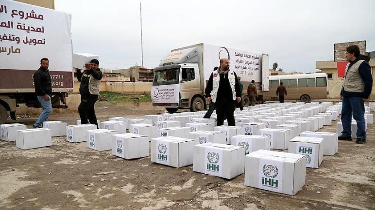 هيئة الإغاثة التركية İHH ترسل مساعدات جديدة لأهالي الموصل