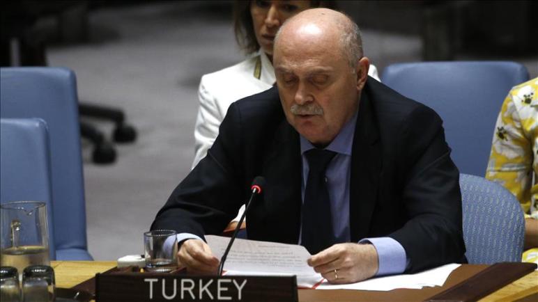 مندوب تركيا بالأمم المتحدة: اتفاق إدلب منع كارثة إنسانية ويمهّد لتسوية سياسية